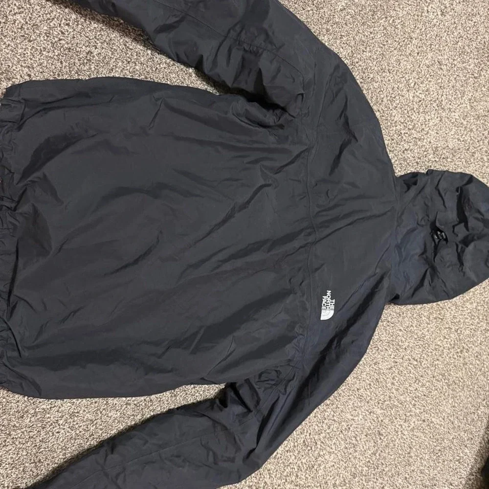 The North Face mens black jacket with inside removable liner